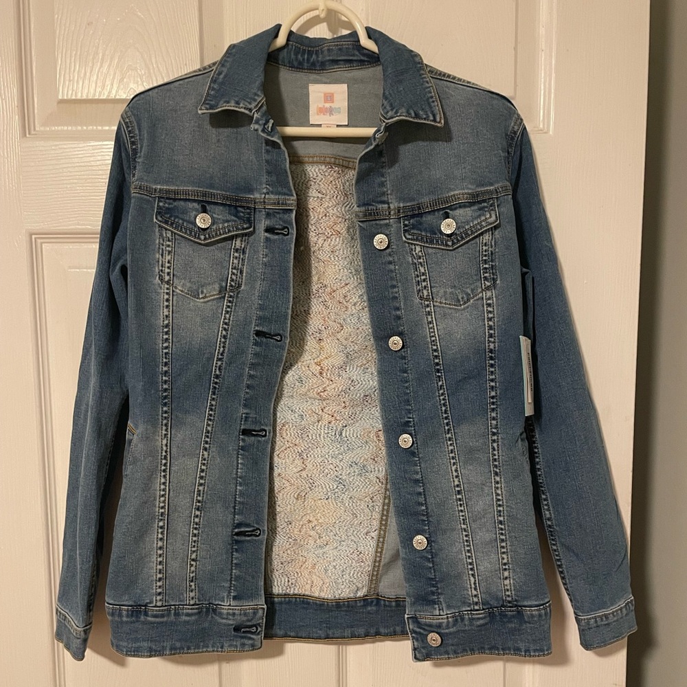 NWT Lularoe Jaxon denim jacket